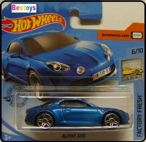 Hotwheels Hot Wheels Diecast Model Car 2019 238 / 250 Renault Alpine A110 A 100 1/64 scale new