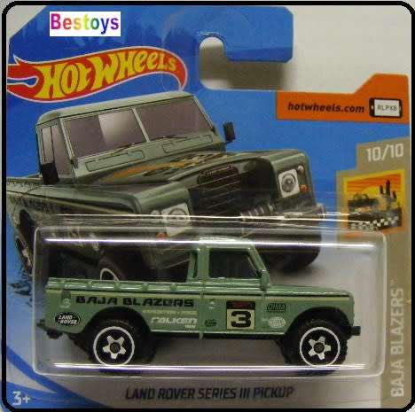 Hotwheels Hot Wheels Diecast Model Car 2020 3 / 250 Land Rover Series 3 Pickup "Baja Blazers" 1/64 s