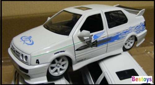 JADA Diecast Model Car VW Volkswagen Jetta Jesse Fast & Furious Movie Film TV 1/24 scale new in pack
