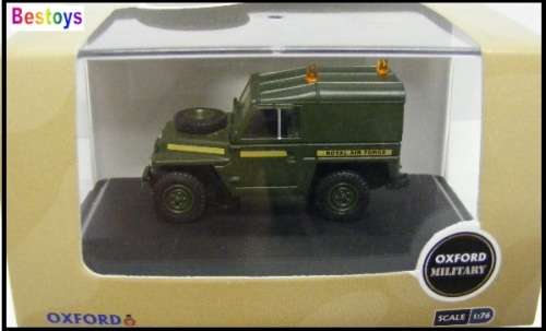 Oxford Diecast Model Car LRL005 Land Rover Lightweight half ton "RAF" Royal Air 1/76 OO railway scal