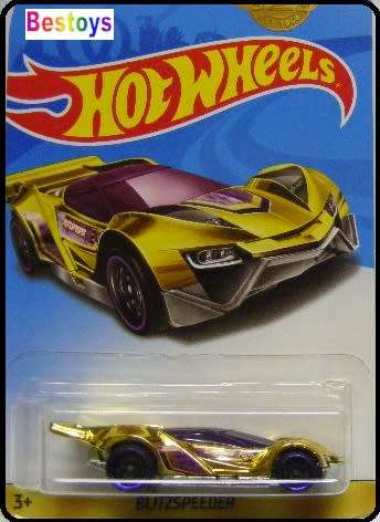 Hotwheels Hot Wheels Diecast Model Car 2019 Exclusive Gold Car Blitzspeeder 1/64 scale