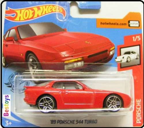 Hotwheels Hot Wheels Diecast Model Car 2020 47 / 250 Porsche 944 Turbo 1989 1/64 scale new in pack