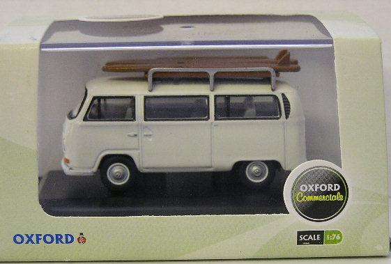 Oxford Diecast Model Car VW011 , Volkswagen VW Kombi + surfboards , OO 1/76 railway scale,new in box