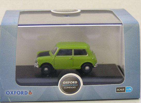Oxford Diecast Model Car MN005 , Mini Cooper "Mr Bean" , OO 1/76 scale , new in box