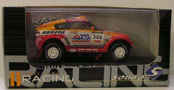 Solido Diecast Model Car 15114 , Mitsubishi Pajero Evolution Dakar Rally 2005 , 1/43 scale , new