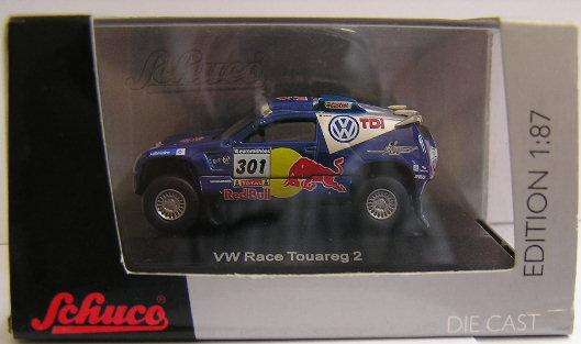Schuco Diecast Model Car 25327,Volkswagen VW Touareg 2 Motorsport Dakar Rally 2011 301, De Villiers