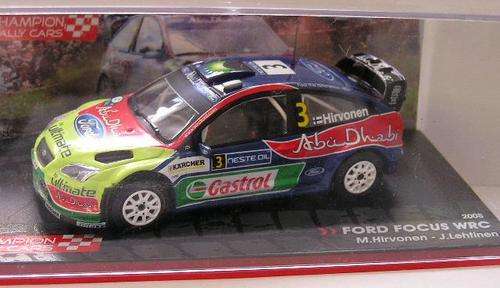 Champion Rally Cars Collection Diecast Model Car ,Ford Focus WRC 2008 No. 3 , 1/43 scale ,new in box