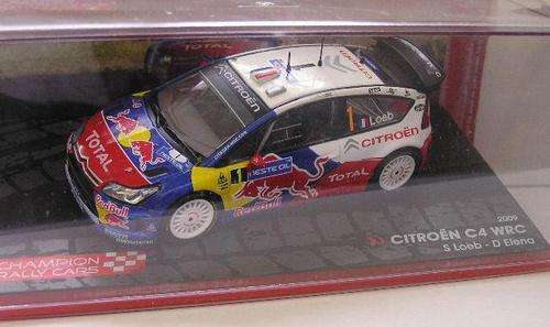 Champion Rally Cars Collection Diecast Model Car , Citroen C4 WRC 2009 No. 1 , 1/43 scale , new