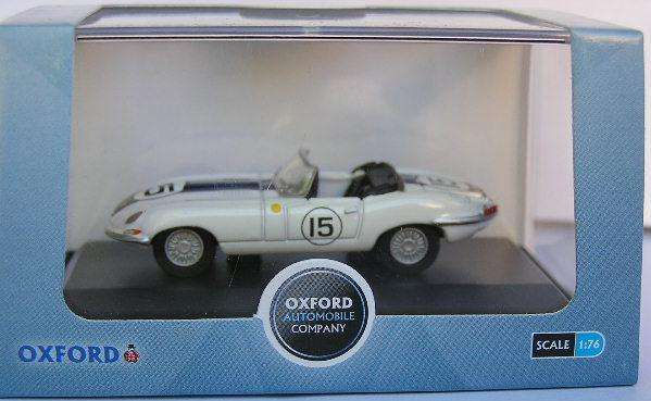 Oxford Diecast Model Car ETYP007 Jaguar E type No. 15 open top 1/76 OO railway scale new in box