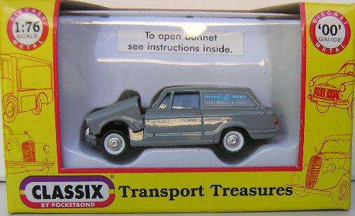 Classix Diecast Model Car EM76682 Triumph Courier Van `Standard Triumph Sales` 1/76 OO railway scale