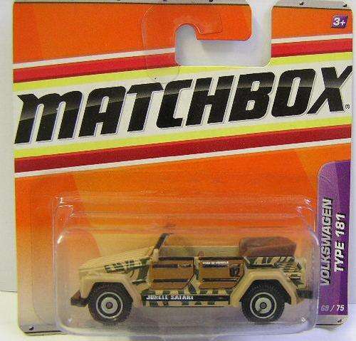 Matchbox Diecast Model Car No 69 / 75 Volkswagen VW Type 181 Kubelwagen 2009 on card new in pack