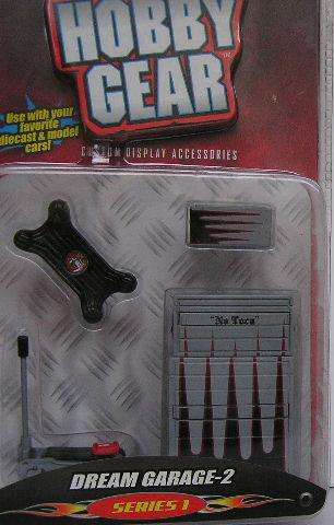 Hobby Gear Display Accessories Diorama Dream Garage 2 castor trolley trolley jack tool box 1/24 scal
