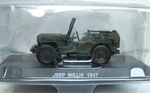 Deagostini Italian Military Police Diecast Model Car Collection Willys Jeep 1947 1/43 scale new
