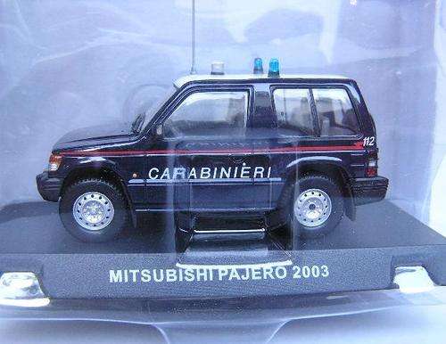 Deagostini Italian Military Police Diecast Model Car Collection Mitsubishi Pajero 2003 "Carabinieri"