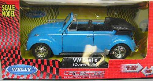 Welly Diecast Model Car VW Volkswagen Convertible 1/32 scale new in pack