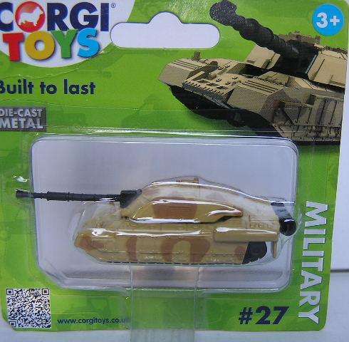 Corgi Hornby Diecast Model No. 27 Military Tank new in pack