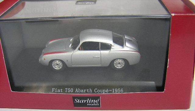 Starline Diecast Model Car 517430 Fiat 750 Abarth Coupe 1956 1/43 scale new in pack