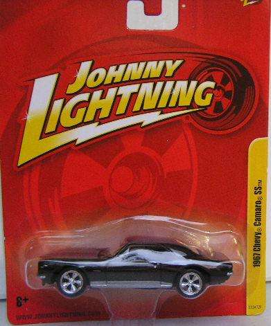 Johnny Lightning Diecast Model Car Ever 64 Series Chevy Chevrolet Camaro SS 1967 2010 on card 1/64
