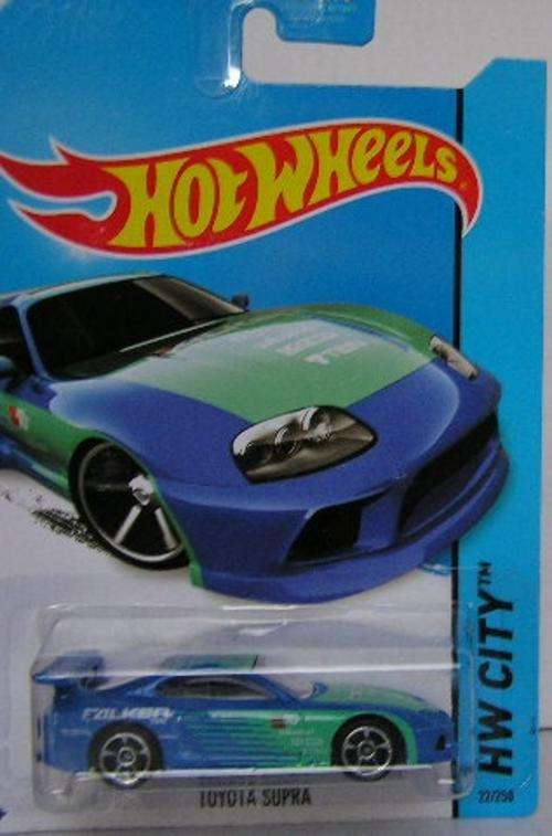 Hotwheels Hot Wheels Diecast Model Car 2014 22 / 250 Toyota Supra 1/64 scale new in pack