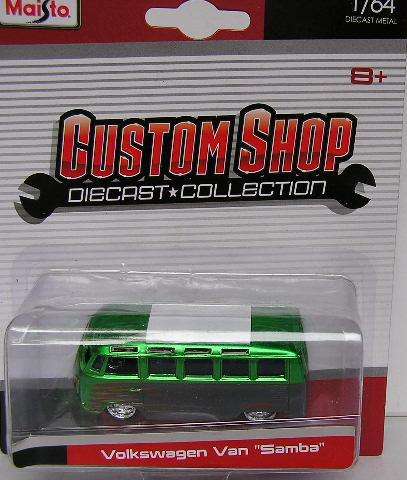 Maisto Diecast Model Car Custom Shop VW Volkswagen Samba Kombi 1/64 scale new in pack