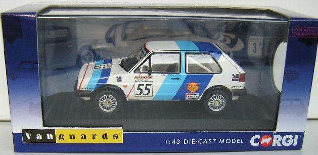 Corgi Hornby Vanguards Diecast Model Car VA13601 VW Volkswagen Golf GTi 16v MK II 2  No 55 1/43 scal