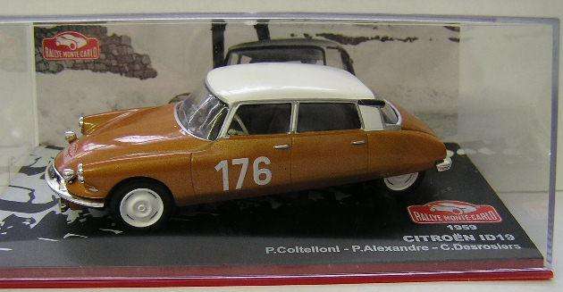 Rally Monte Carlo Diecast Model Car Collection Citroen ID 19 1959 No. 176 1/43 scale new in pack