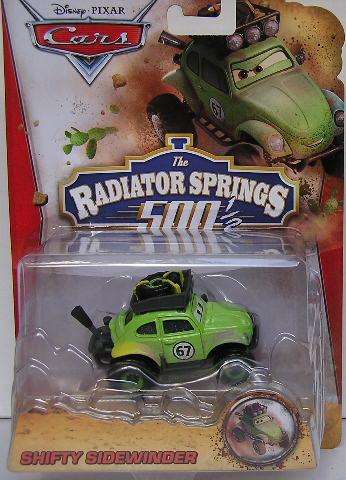 Disney Pixar Cars Movie Film Diecast Model Car Shifty Sidewinder VW No 67 Radiator Springs 500 1/55