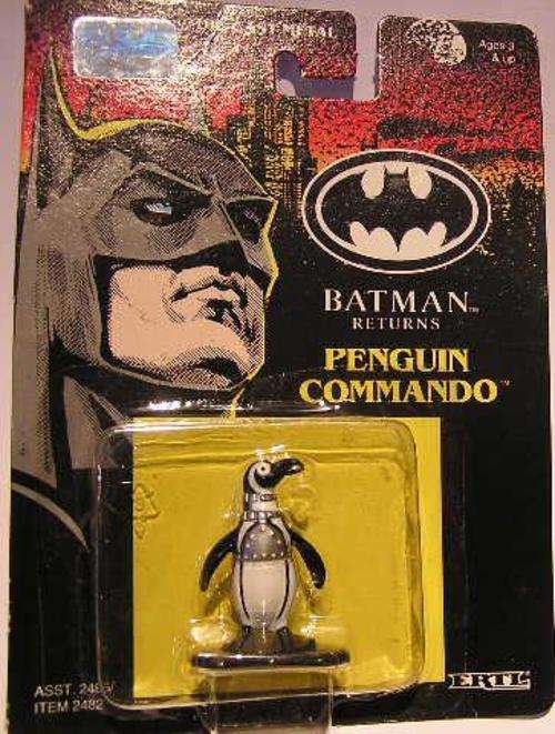 ERTL Diecast Figure Batman Returns Movie Film TV Penguin Commando 1992 new in pack