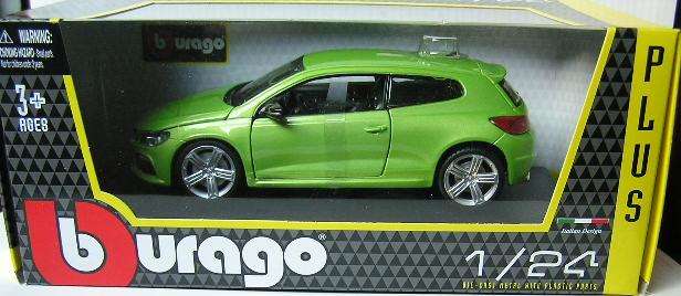 Burago Diecast Model Car 21060 VW Volkswagen Scirocco R 1/24 scale new in pack