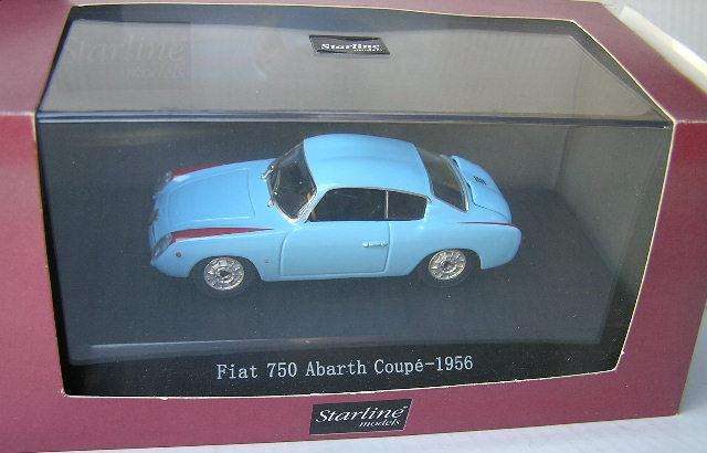 Starline Diecast Model Car 517423 Fiat 750 Abarth Coupe 1956 1/43 scale new in pack