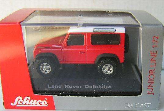 Schuco Diecast Model Car 0043 Land Rover Defender 90 1/72 OO railway scale new in pack