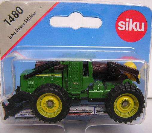 SIKU Diecast Model 1480 John Deere Log Skidder 1/87 HO railway scale new in pack