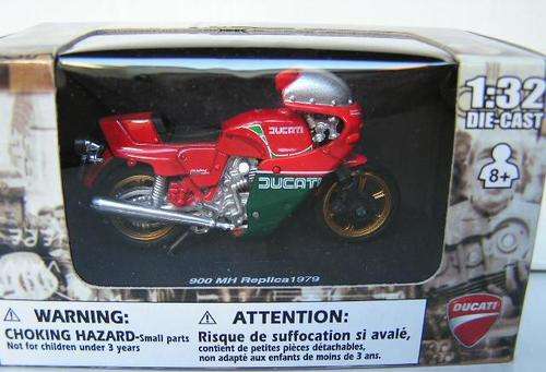 Newray Diecast Model Motorcycle Bike Ducati 900 MH Replica 1979 1/32 scale new in pack