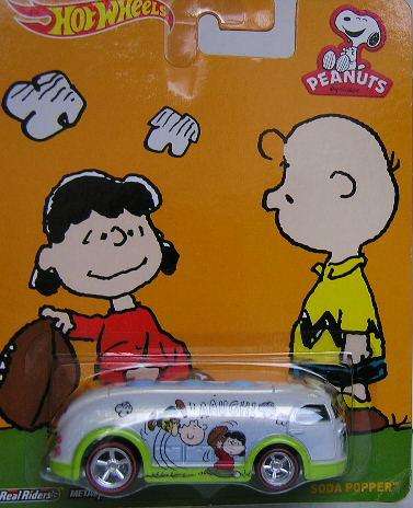 Hotwheels Hot Wheels Diecast Model Car Peanuts Comic Series Soda Popper 2014 1/64 scale new in pack