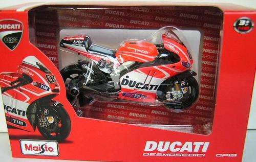 Maisto Diecast Model Motorcycle Bike MotoGP Ducati Desmosedici Dovisioso No 4 GP 2013 1/18 scale new