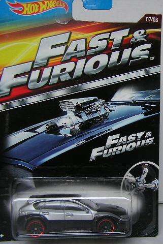 Hotwheels Hot Wheels Diecast Model Car Fast & Furious Movie Film TV Subaru WRX STi 2014 1/64 scale