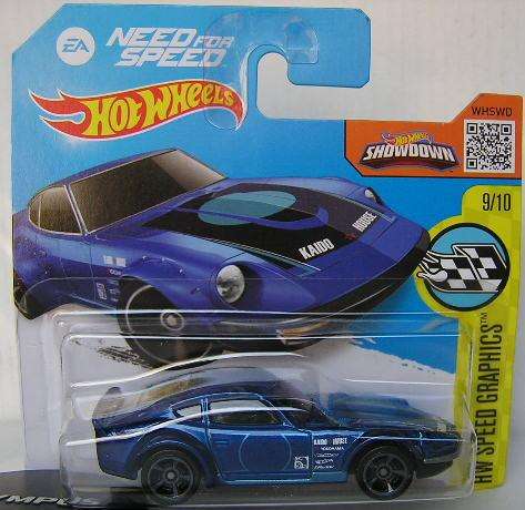 Hotwheels Hot Wheels Diecast Model Car Movie Film TV 2016 184 / 250 Need For Speed Nissan Fairlady Z
