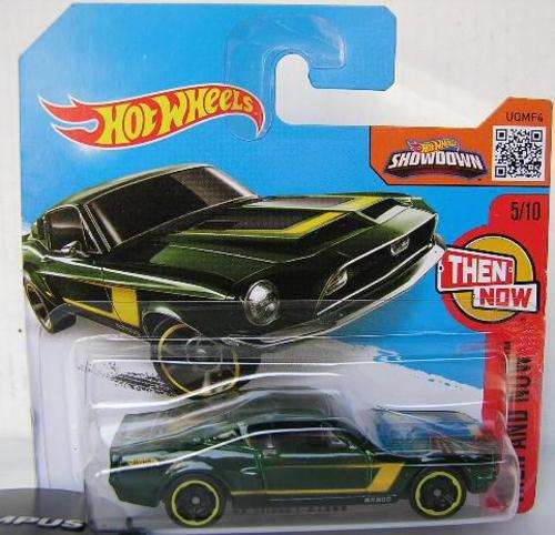 Hotwheels Hot Wheels Diecast Model Car 2016 105 / 250 Ford Mustang Shelby GT 500 1968 1/64 scale new