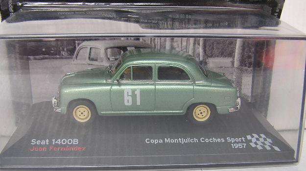 Diecast Model Car Rally Collection Seat 1400 B Copa Montjuich 1957 No 61 Fernandez 1/43 scale new