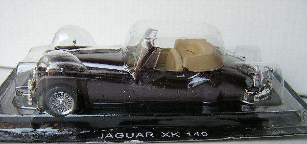 Supercars Diecast Model Car Collection Jaguar XK 140 1/43 scale new in pack