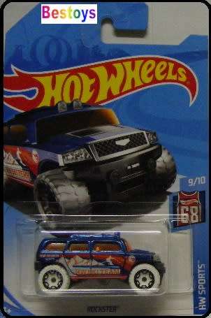 Hotwheels Hot Wheels Diecast Model Car Treasure Hunt 2018 Rockster Hummer new in pack