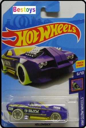 Hotwheels Hot Wheels Diecast Model Car Treasure Hunt 2018 Hollowback Glow Wheels 1/64 scale new