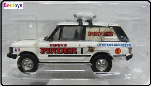 Circus Vehicles Diecast Model Car Collection Range Rover 4x4 "Pinder Circus" 1/43 scale new in pack