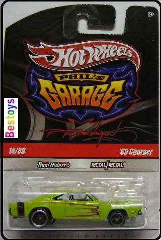 Hotwheels Hot Wheels Diecast Model Car Phil's Garage Series Real riders Dodge Charger 1969 1/64 scal