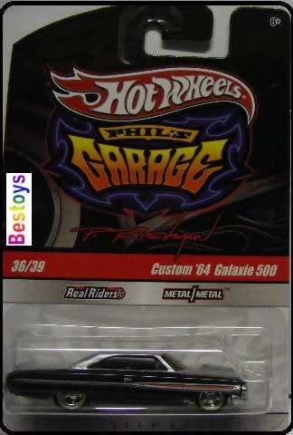 Hotwheels Hot Wheels Diecast Model Car Phil's Garage Series Real riders Ford Galaxie 500 Custom 1964