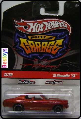 Hotwheels Hot Wheels Diecast Model Car Phil's Garage Series Real riders Chevy Chevrolet Chevelle SS