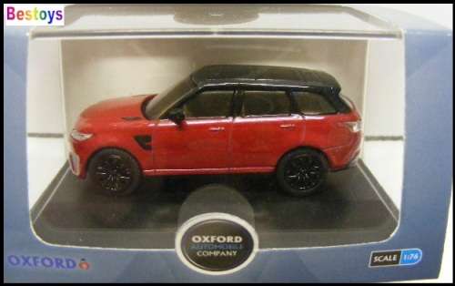 Oxford Diecast Model Car RRS003 Range Rover Sport SVR 1/76 OO railway scale new in pack