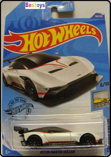 Hotwheels Hot Wheels Diecast Model Car 2020 88 / 250 Aston Martin Vulcan 1/64 scale new in pack