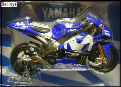 Maisto Diecast Model Motorcycle Bike Moto GP Yamaha GP 18 No 25 Vinales 1/18 scale new in pack