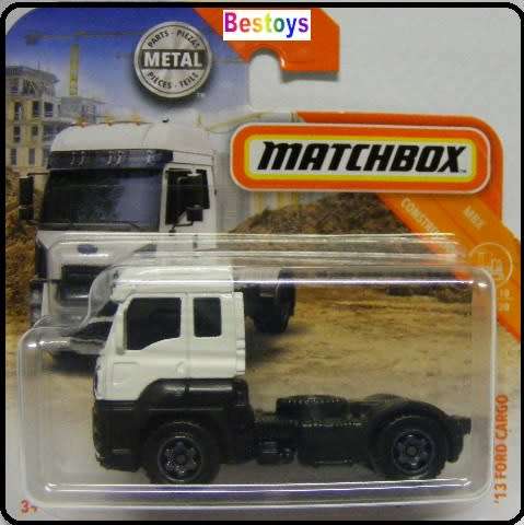 Matchbox Diecast Model Car 2020 28 / 100 Ford Cargo Truck Horse 2013 Construction new in pack